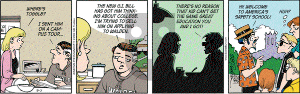 Doonesbury on Monday September 7, 2009 Comic Strip