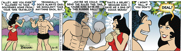 Alley Oop - Monday October 15, 2012 Comic Strip