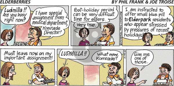 The Elderberries on Sunday January 14, 2007 Comic Strip