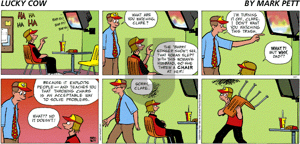 Lucky Cow on Sunday March 23, 2025 Comic Strip