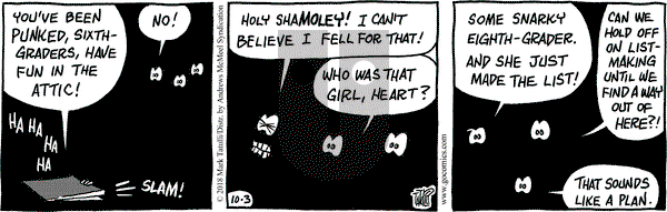 Heart of the City on Wednesday October 3, 2018 Comic Strip