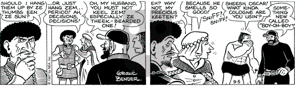 Alley Oop on Wednesday September 10, 1997 Comic Strip