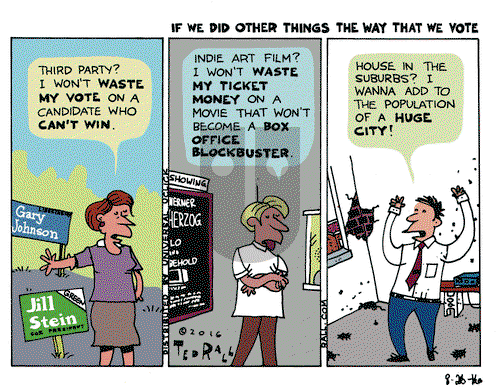 Ted Rall on Friday August 26, 2016 Comic Strip