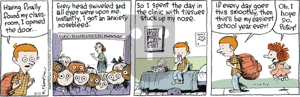 Cul de Sac on Saturday September 13, 2014 Comic Strip