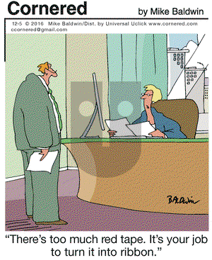 Cornered on Monday December 5, 2016 Comic Strip