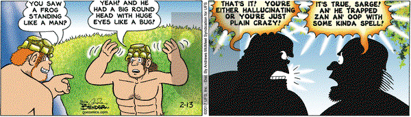 Alley Oop on Monday February 13, 2017 Comic Strip