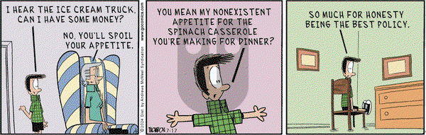 Grand Avenue on Wednesday July 17, 2024 Comic Strip