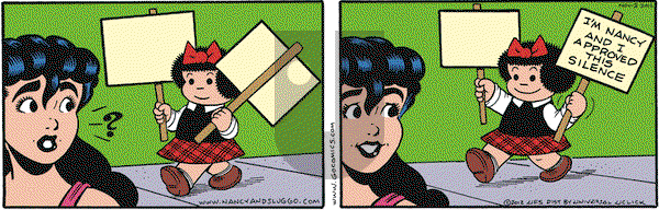 Nancy on Friday November 2, 2012 Comic Strip