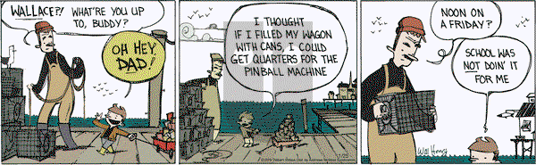Wallace the Brave on Friday January 25, 2019 Comic Strip