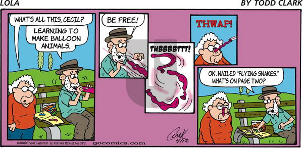 Lola on Sunday April 12, 2020 Comic Strip