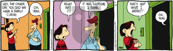 The Buckets on Tuesday November 23, 2010 Comic Strip