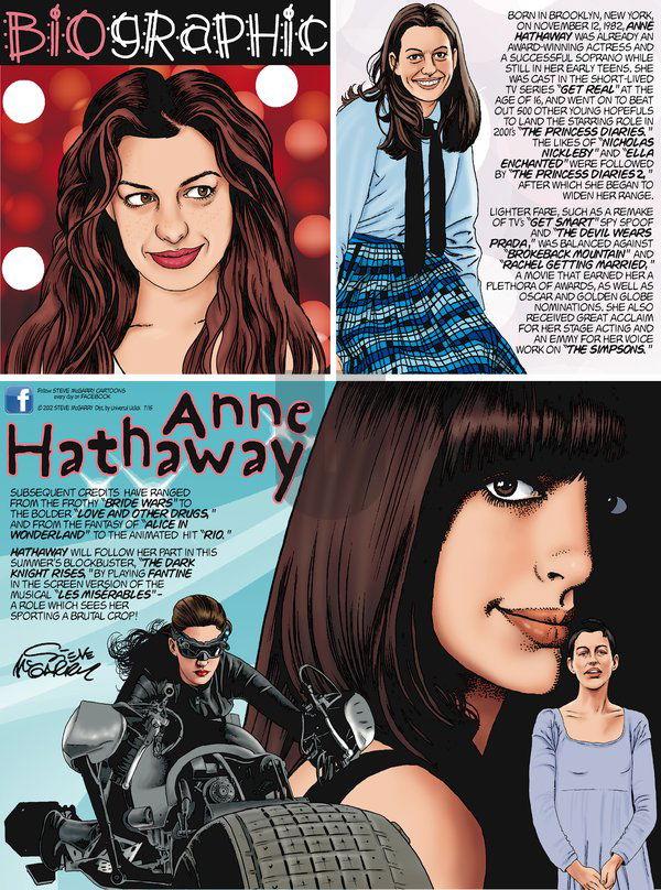 Biographic on Sunday July 15, 2012 Comic Strip