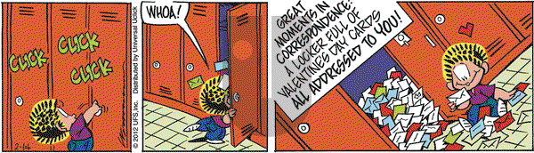 Rose is Rose on Tuesday February 14, 2012 Comic Strip
