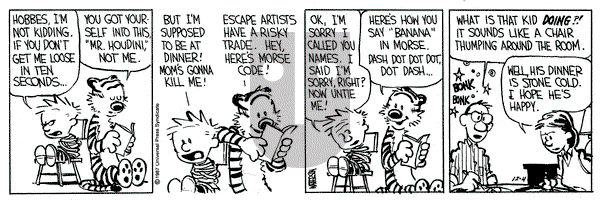 Calvin and Hobbes on Friday December 4, 1987 Comic Strip
