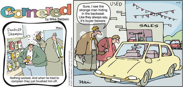 Cornered on Sunday April 15, 2007 Comic Strip