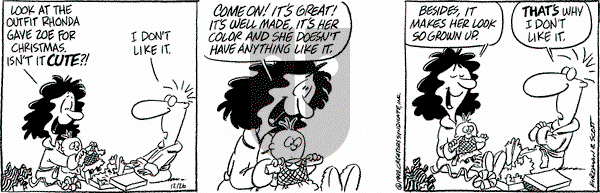 Baby Blues on Wednesday December 26, 1990 Comic Strip