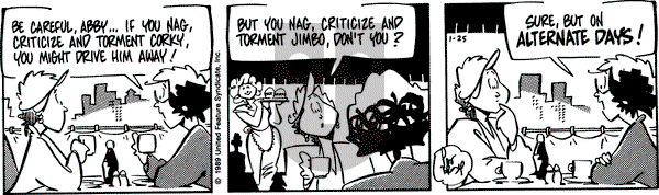 Rose is Rose on Wednesday January 25, 1989 Comic Strip