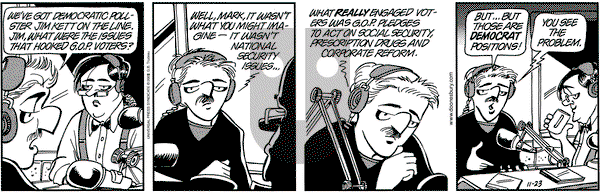 Doonesbury on Saturday November 23, 2002 Comic Strip