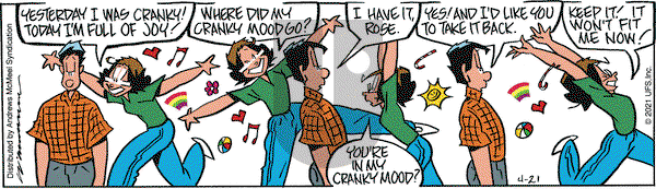 Rose is Rose on Wednesday April 21, 2021 Comic Strip