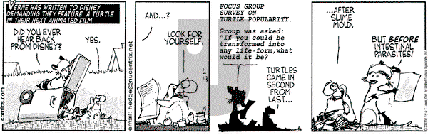 Over the Hedge on Thursday November 13, 2003 Comic Strip