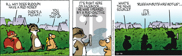 Over the Hedge on Monday December 10, 2018 Comic Strip