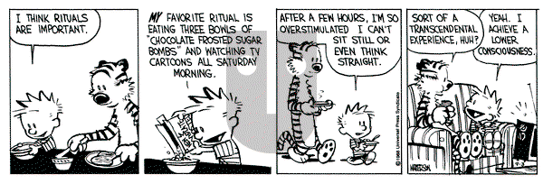 Calvin and Hobbes on Saturday September 3, 1988 Comic Strip