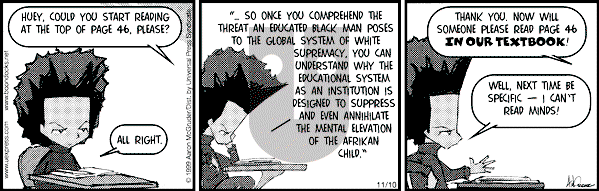The Boondocks on Wednesday June 13, 2007 Comic Strip