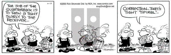 Soup to Nutz - Old on Saturday October 29, 2005 Comic Strip