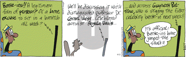 The Knight Life on Saturday April 12, 2014 Comic Strip