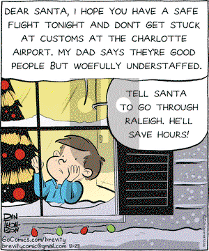 Brevity on Monday December 23, 2013 Comic Strip