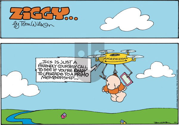 Ziggy on Sunday October 4, 2015 Comic Strip