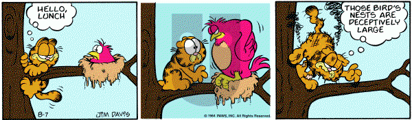 Garfield on Tuesday August 7, 1984 Comic Strip
