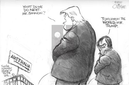 Pat Oliphant on Friday February 3, 2017 Comic Strip