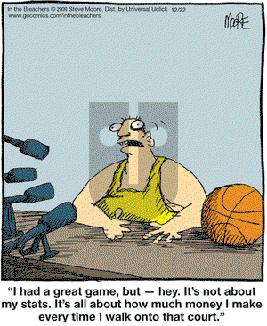 In the Bleachers on Tuesday December 22, 2015 Comic Strip