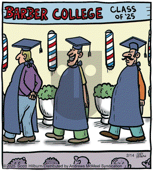 The Argyle Sweater - Friday February 14, 2025 Comic Strip
