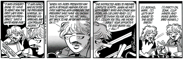Doonesbury on Thursday April 11, 1991 Comic Strip