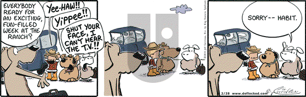 DeFlocked on Friday February 28, 2014 Comic Strip