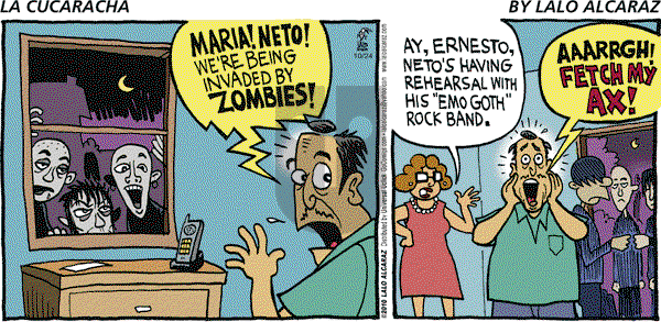 La Cucaracha on Sunday October 24, 2010 Comic Strip