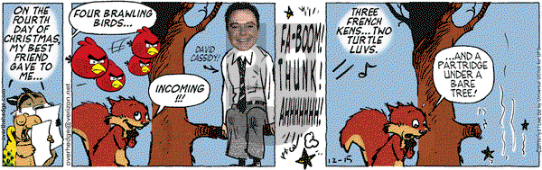 Over the Hedge on Thursday December 15, 2011 Comic Strip