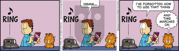 Garfield on Monday April 3, 2017 Comic Strip