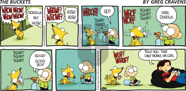 The Buckets on Sunday April 20, 2014 Comic Strip