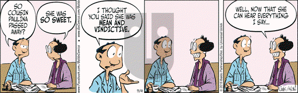 Baldo on Friday November 4, 2016 Comic Strip