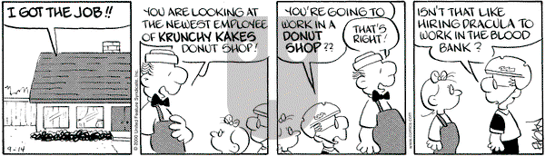 Drabble on Thursday September 14, 2000 Comic Strip