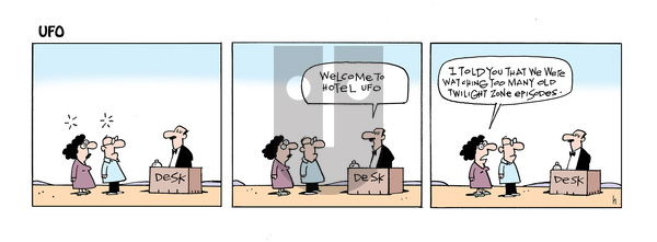 UFO on Sunday February 16, 2025 Comic Strip