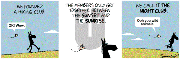 Dark Side of the Horse on Sunday July 17, 2016 Comic Strip
