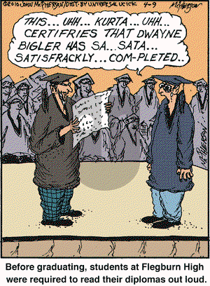 Close to Home on Friday April 9, 2010 Comic Strip