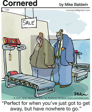Cornered on Thursday July 29, 2021 Comic Strip