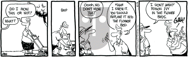 The Buckets on Wednesday June 20, 2007 Comic Strip