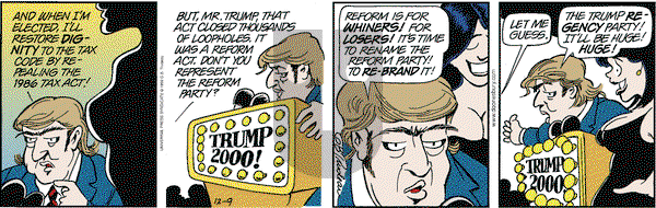 Doonesbury on Thursday December 9, 1999 Comic Strip