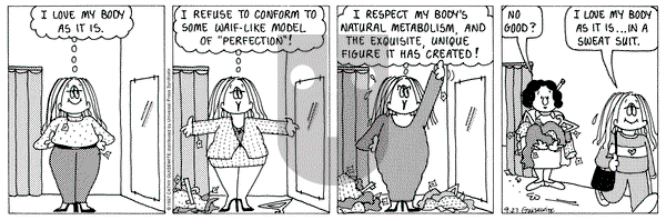 Cathy Classics on Saturday September 27, 1997 Comic Strip